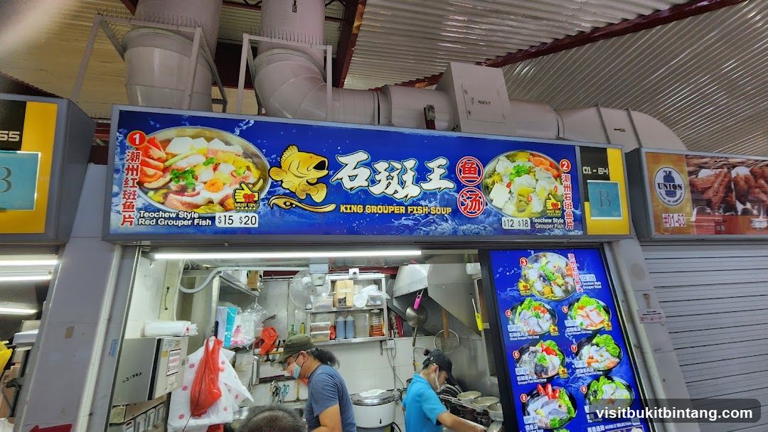 King Grouper Fish Soup Stall