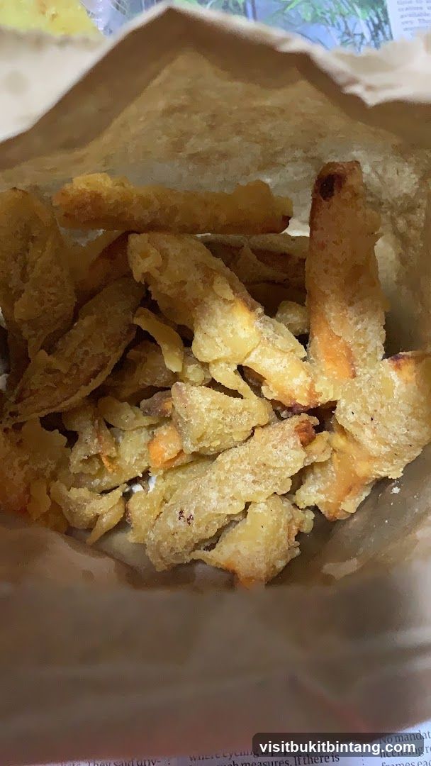 Fried Food in Paper Bag