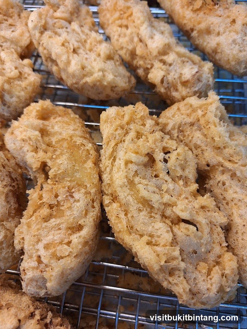 Fried Food on Rack