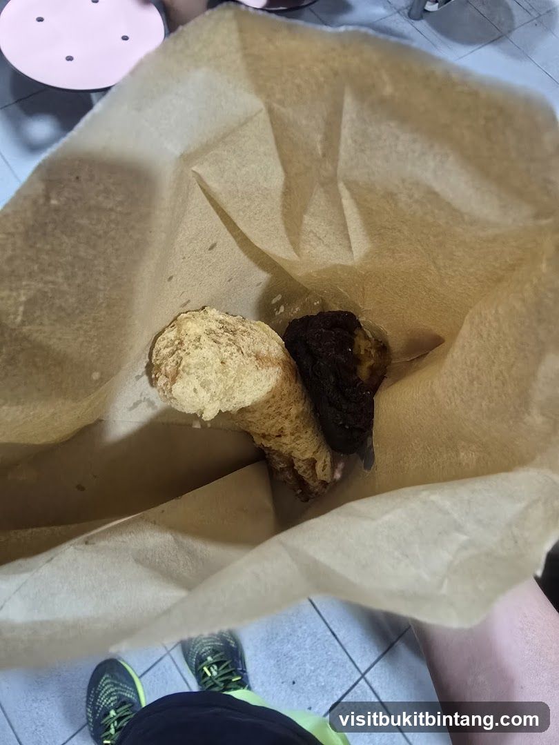 Food in a paper bag