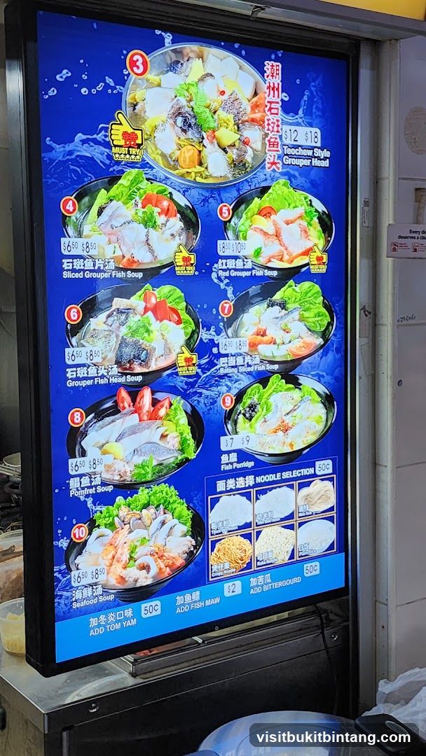 Fish Soup Menu