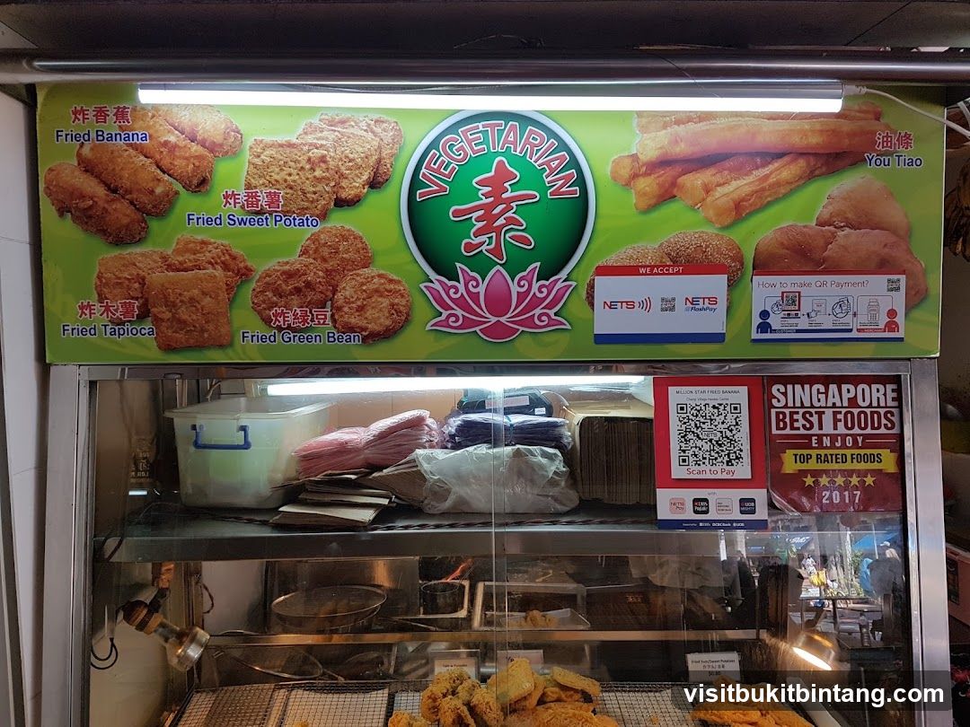 Vegetarian Fried Foods Stall