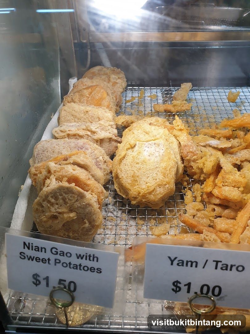 Fried Sweet Potato and Taro Snacks