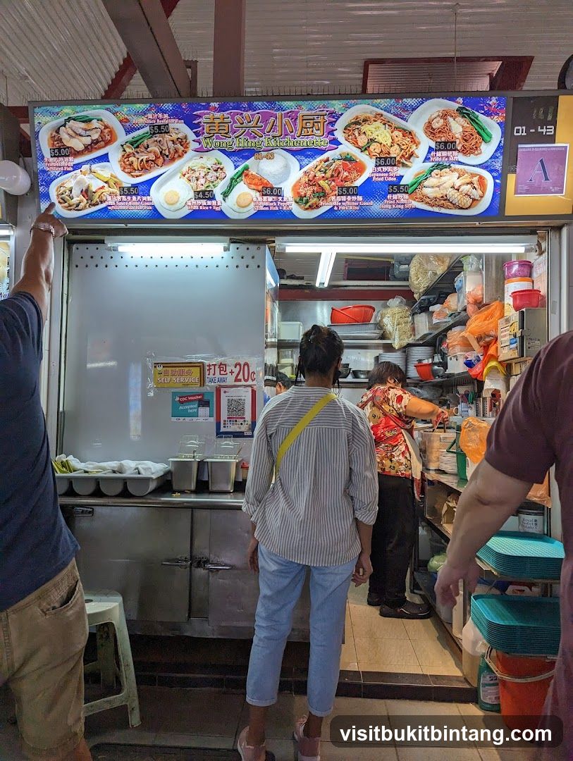 Wong Eling Kitchenette Menu