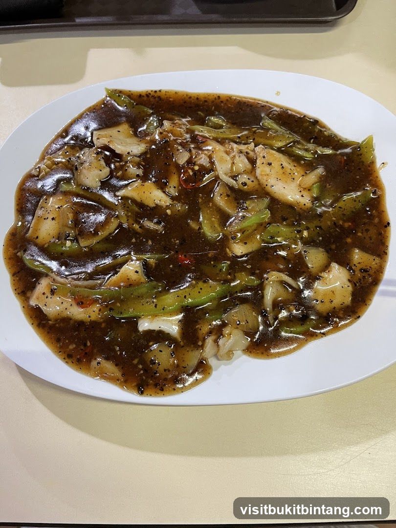 Chicken with Black Pepper Sauce