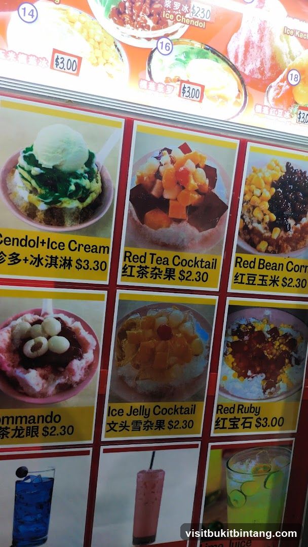 Dessert Menu