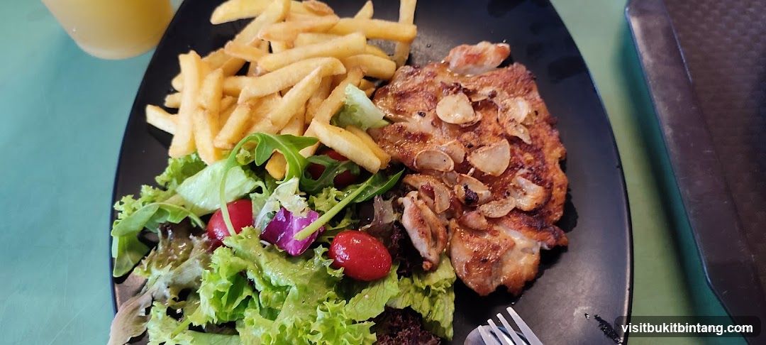Chicken with Fries and Salad