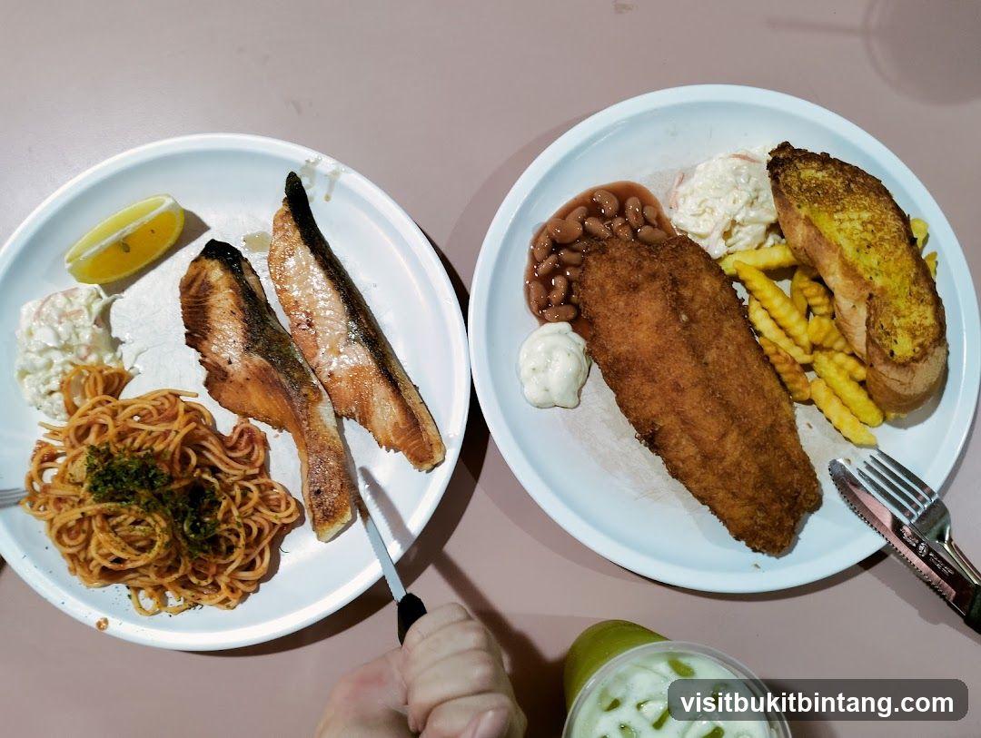Two Plates of Fish and Chips