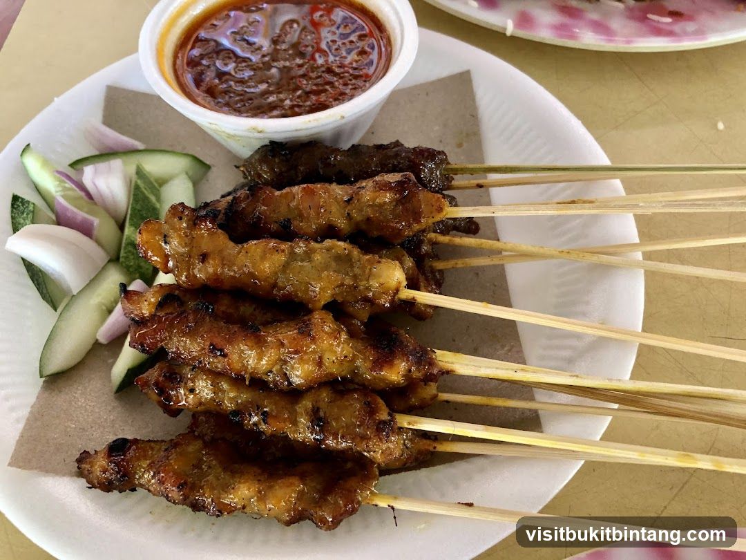 Satay Skewers with Peanut Sauce