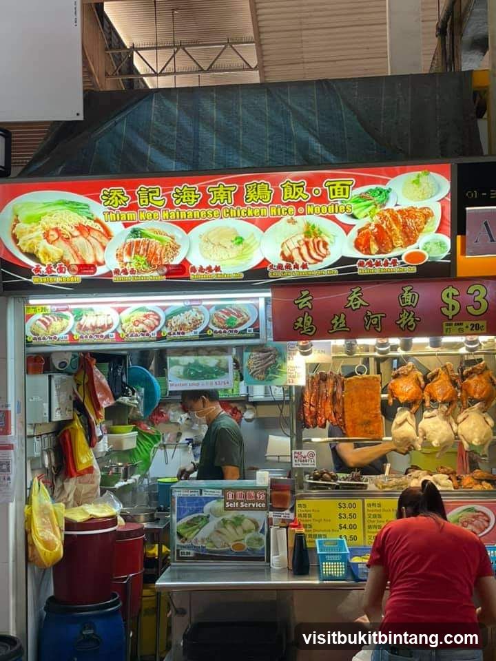 Thiam Kee Hainanese Chicken Rice • Noodles