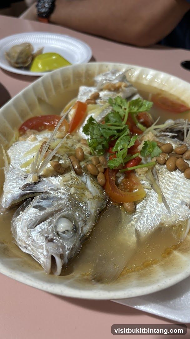 Steamed Fish with Soy Sauce