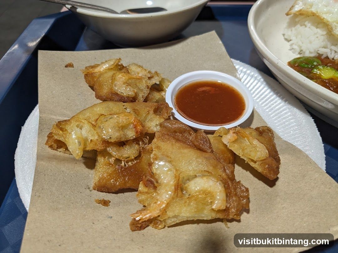 Fried Shrimp Fritters with Sauce