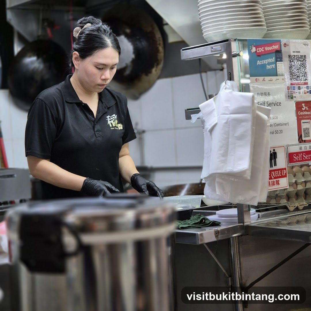 Kitchen Staff Preparing Food