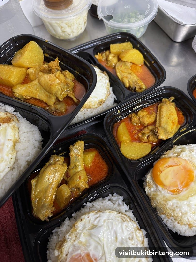 Takeaway Curry Chicken with Rice