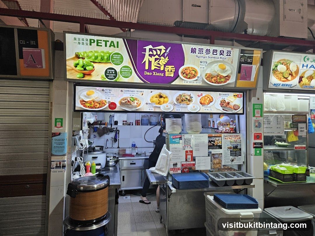 Food Stall with Menu Displays
