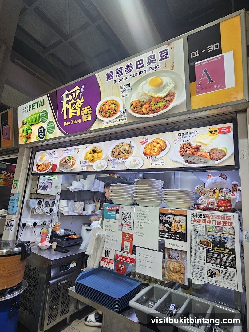Food Stall Menu and Display