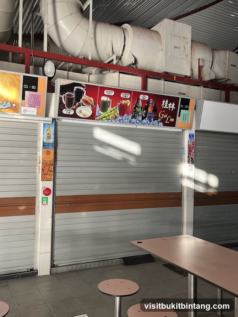 Food Stall Signage