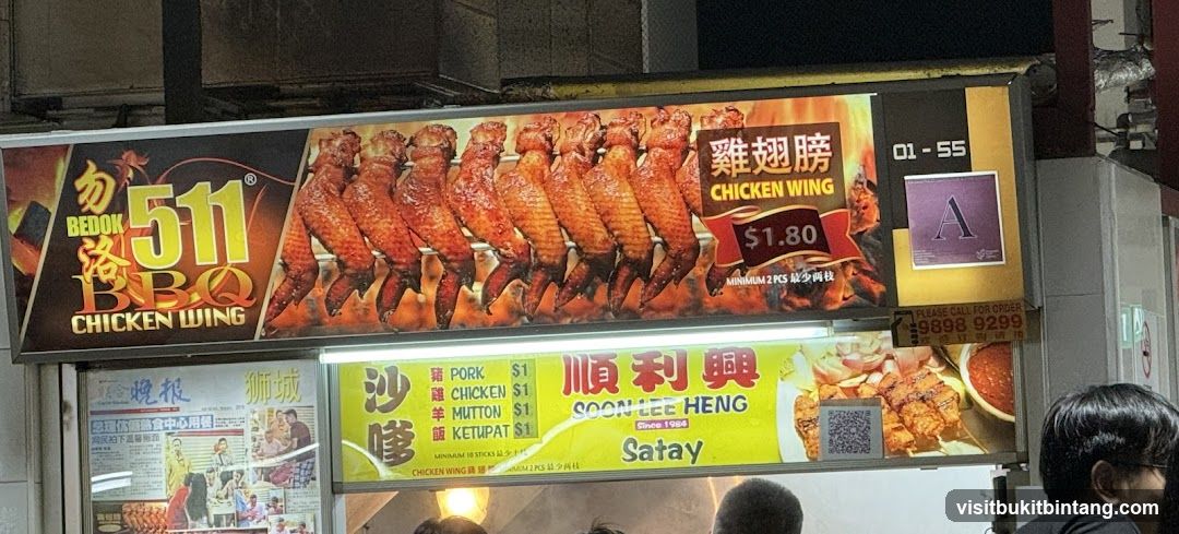 Bedok 511 BBQ Chicken Wing and Satay Stall