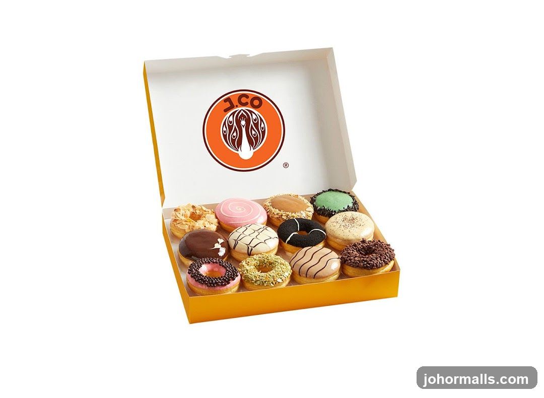 Box of assorted donuts