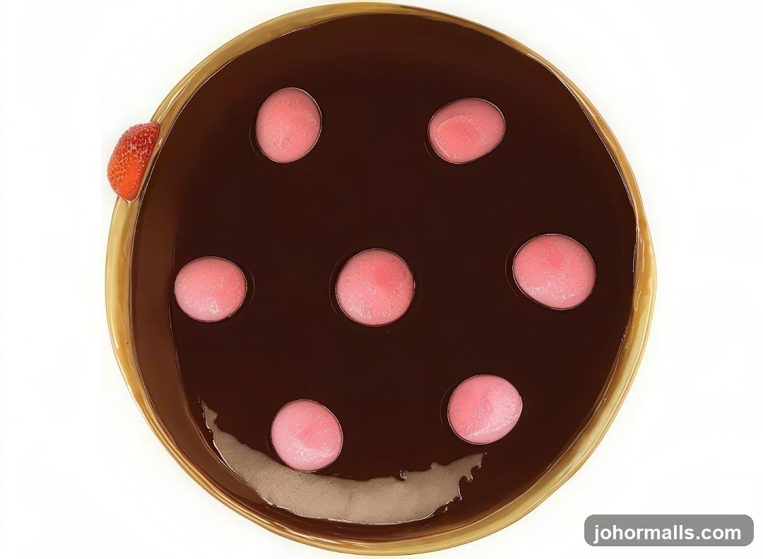 Chocolate cookie with white icing hearts