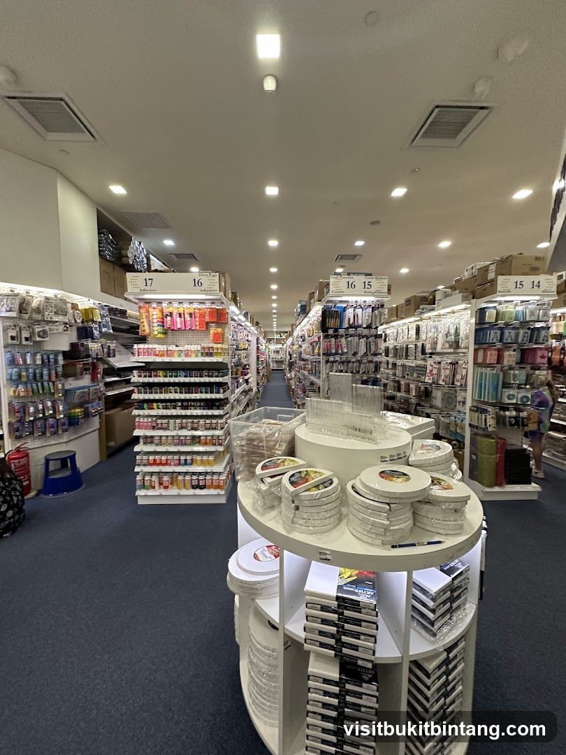 Art Supply Store Aisles