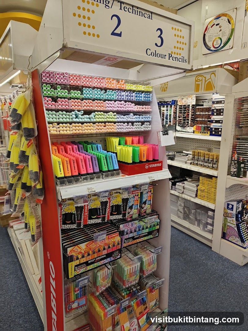 Art Supplies Display