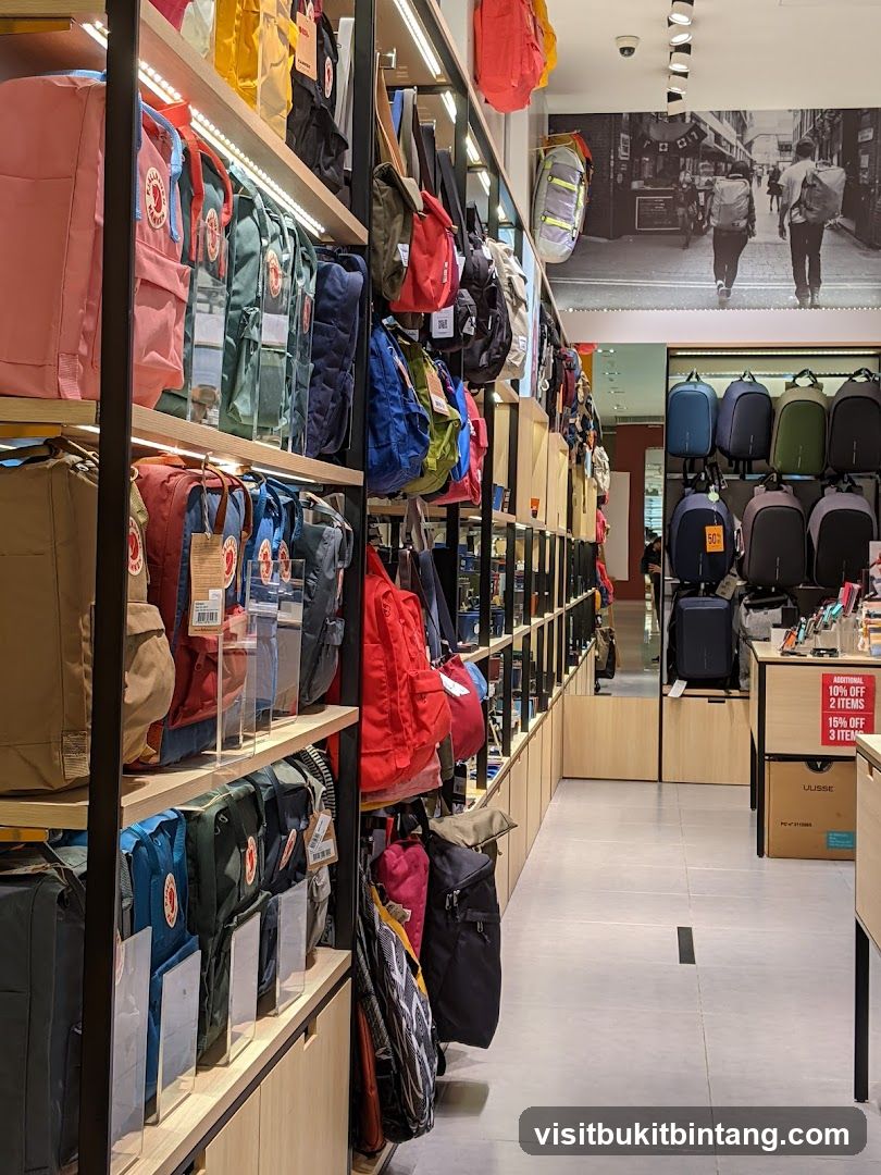 Backpack Store Display