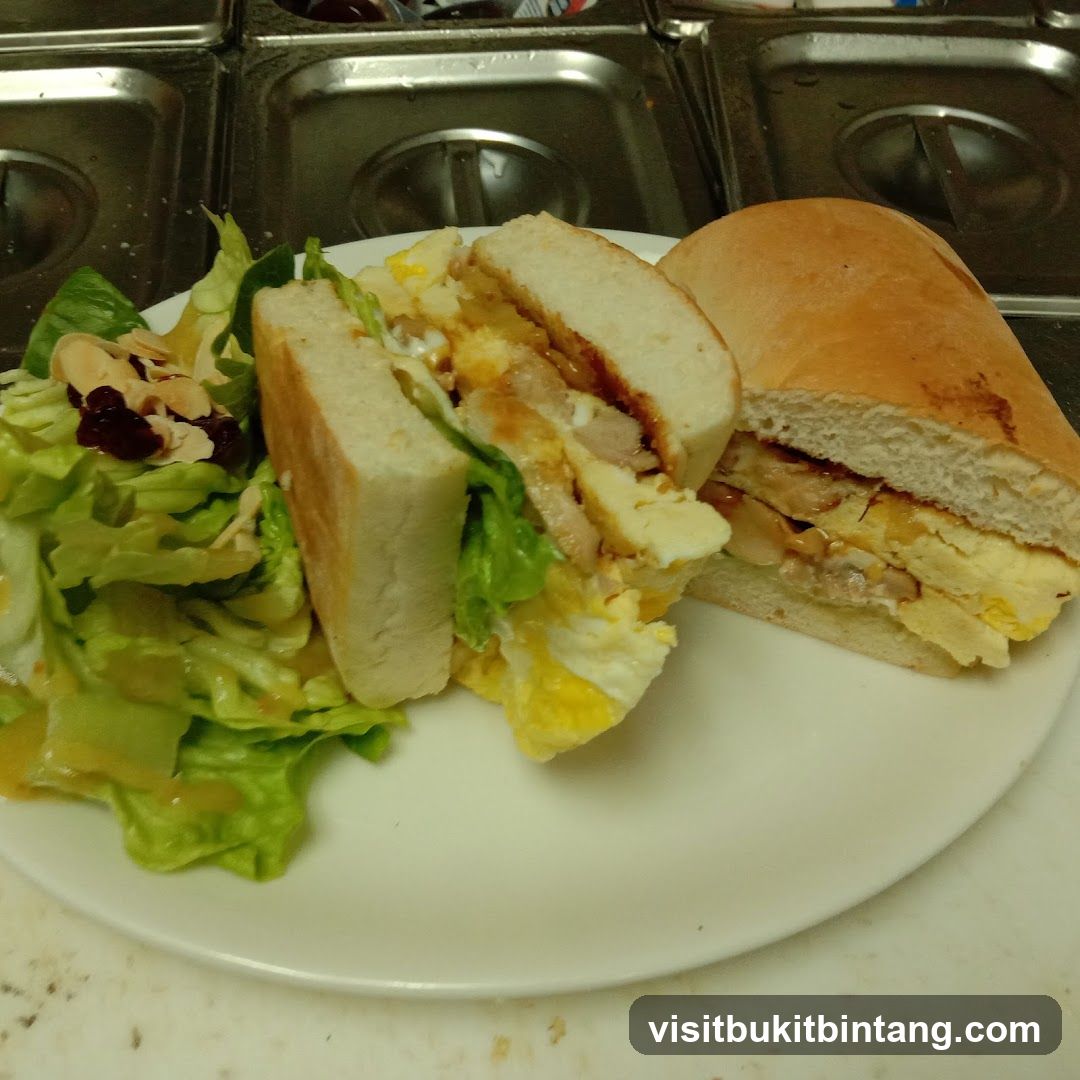Sandwich and Salad
