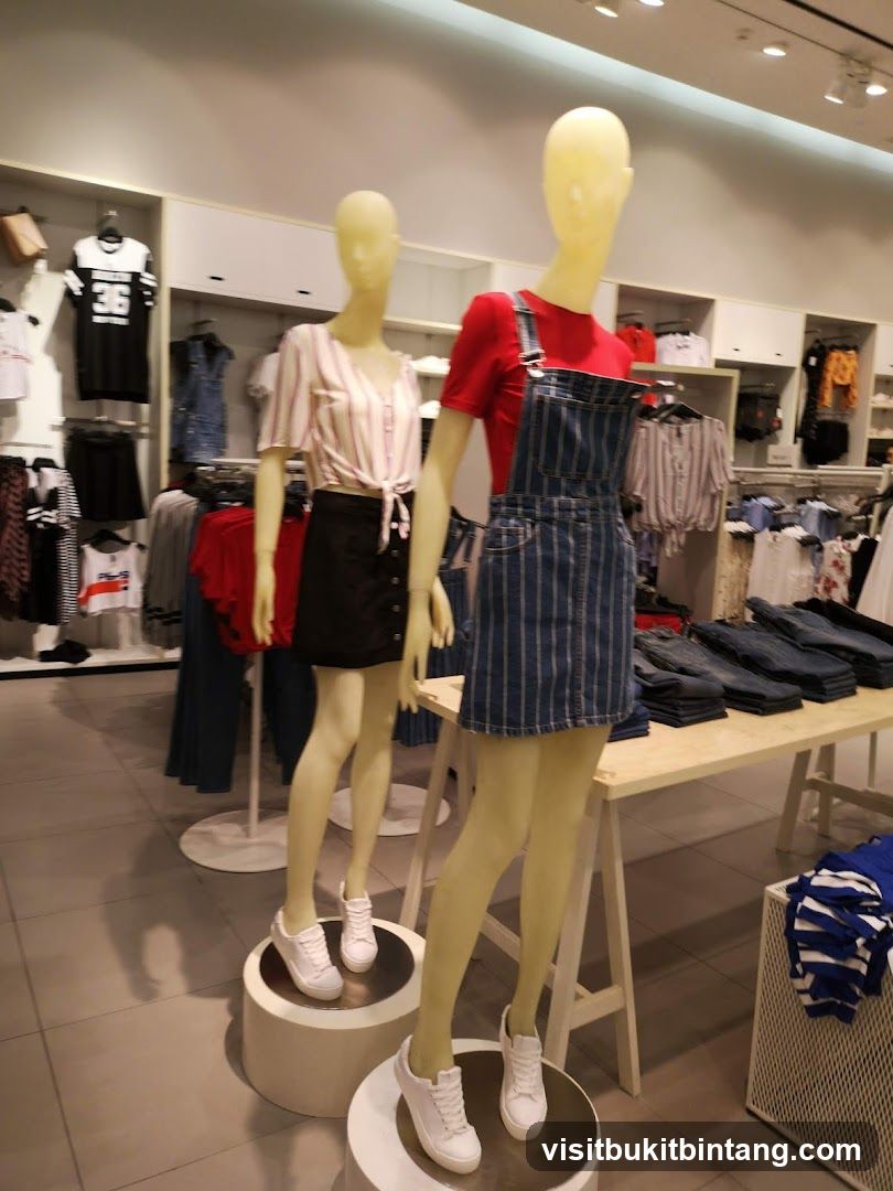 Mannequins in a clothing store
