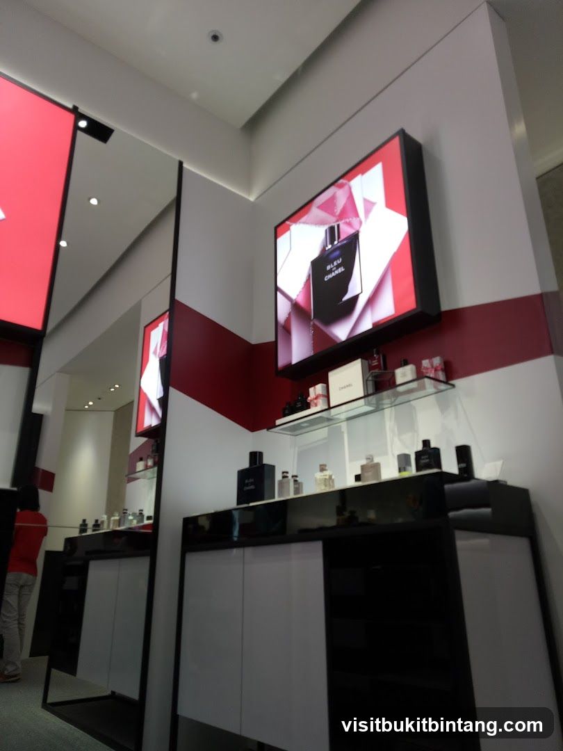 Chanel Perfume Display