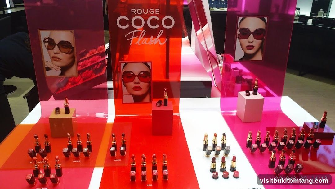Chanel Rouge Coco Flash Lipstick Display
