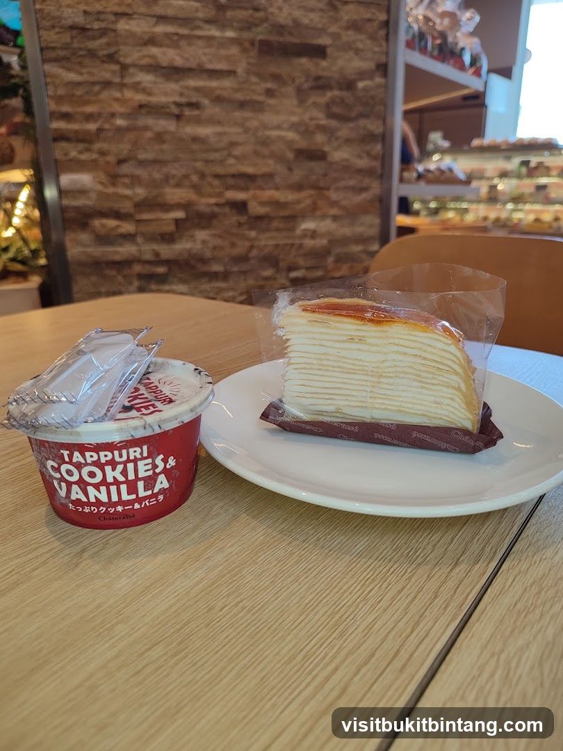 Dessert on a table