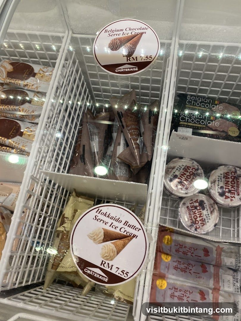 Ice Cream Freezer Display