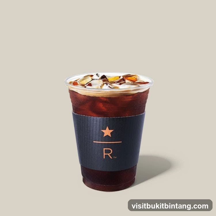 Starbucks Reserve iced coffee