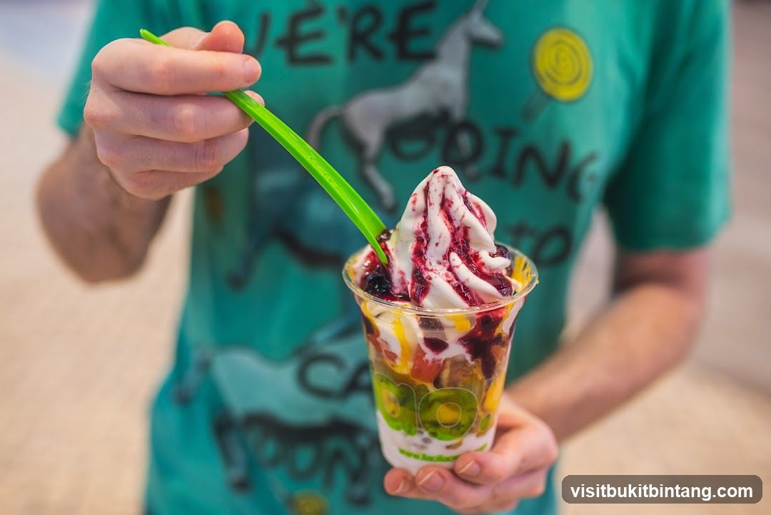 Frozen Yogurt with Toppings