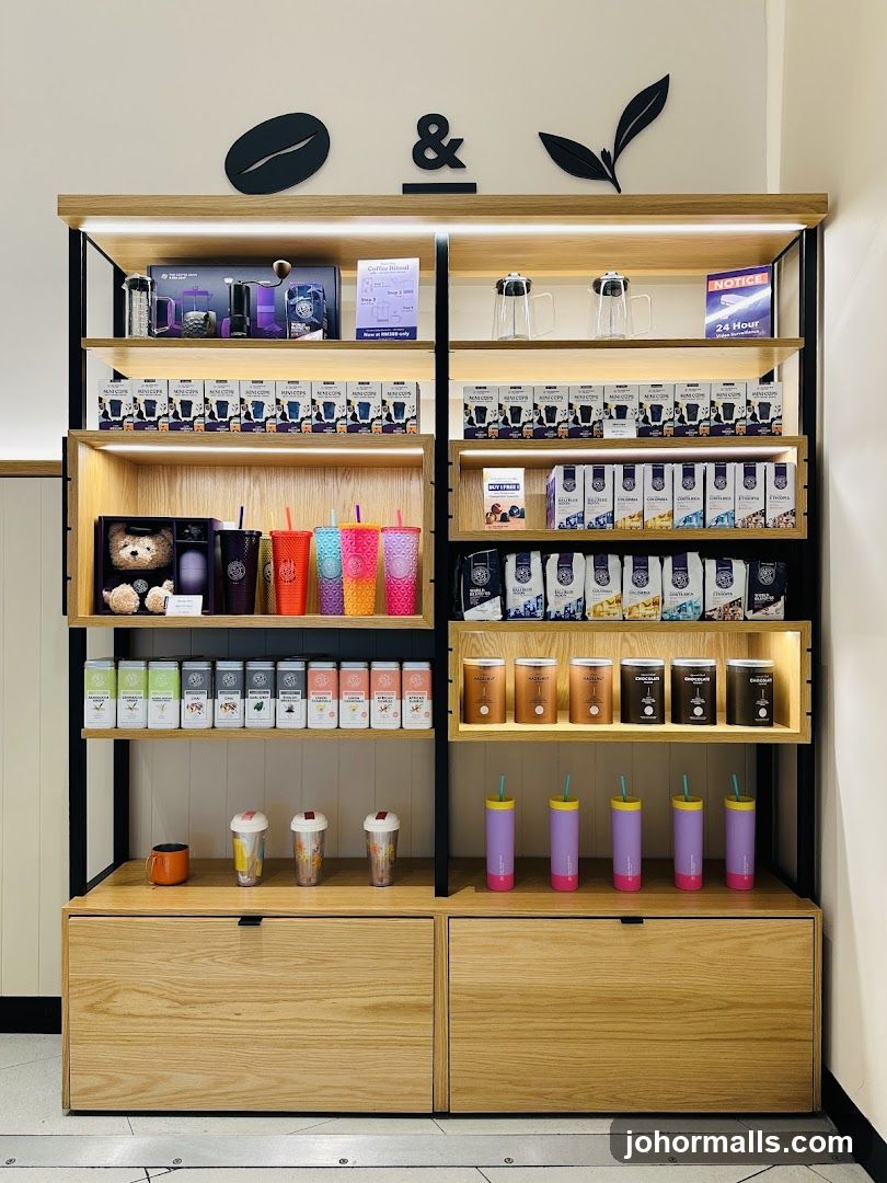 Coffee Shop Merchandise Display