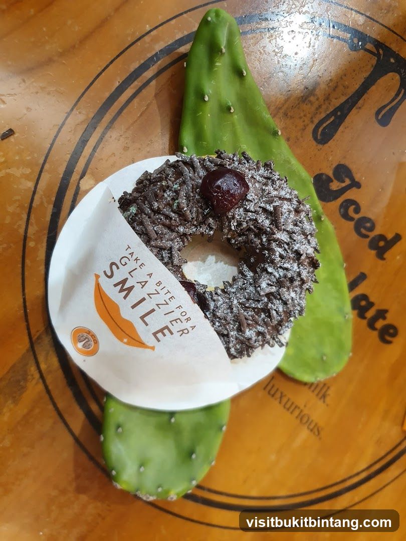 Donut with Cactus