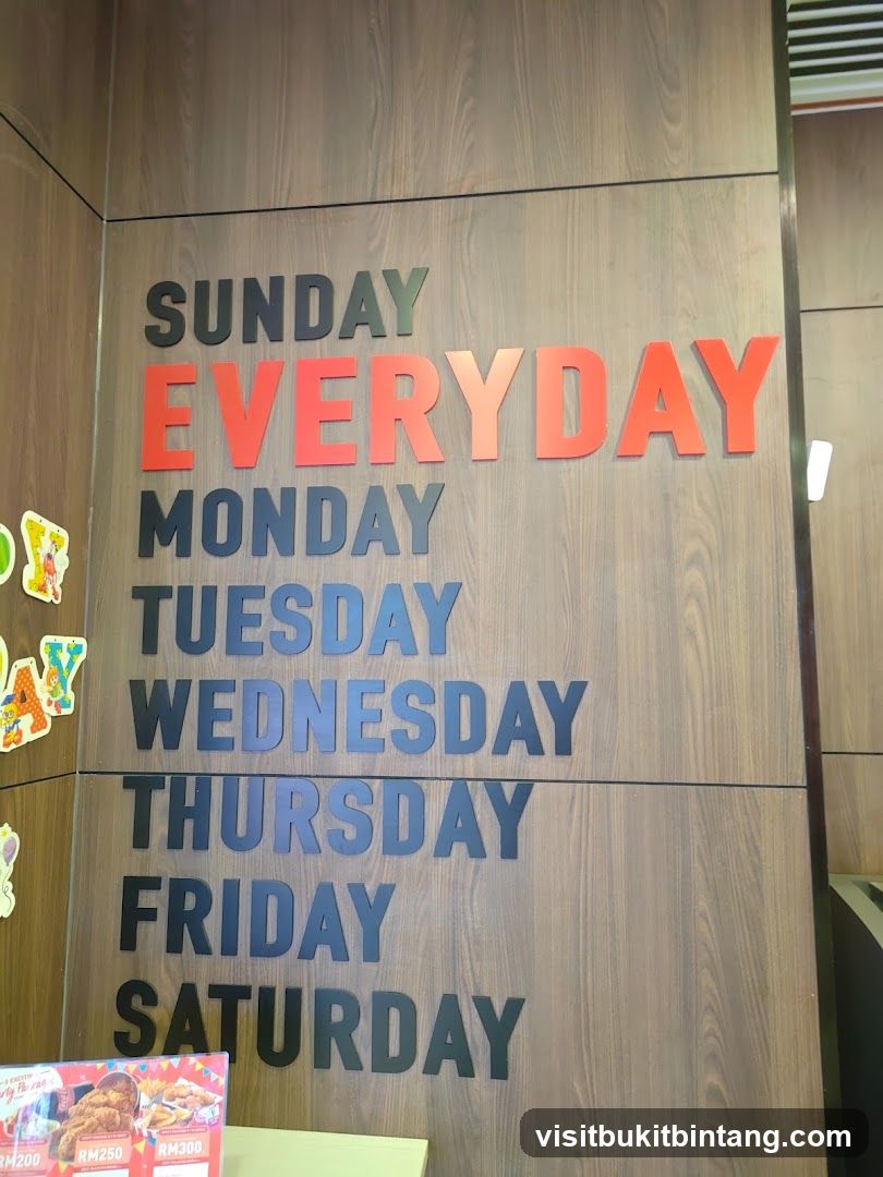 Days of the Week Sign