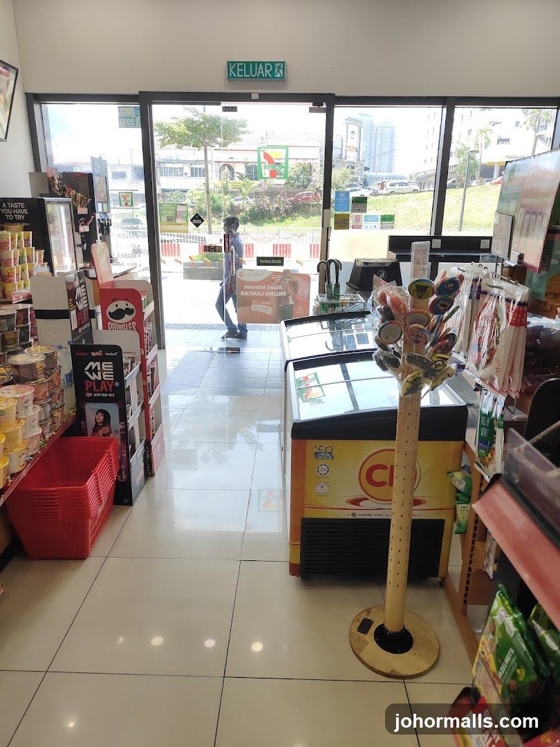 Interior of convenience store