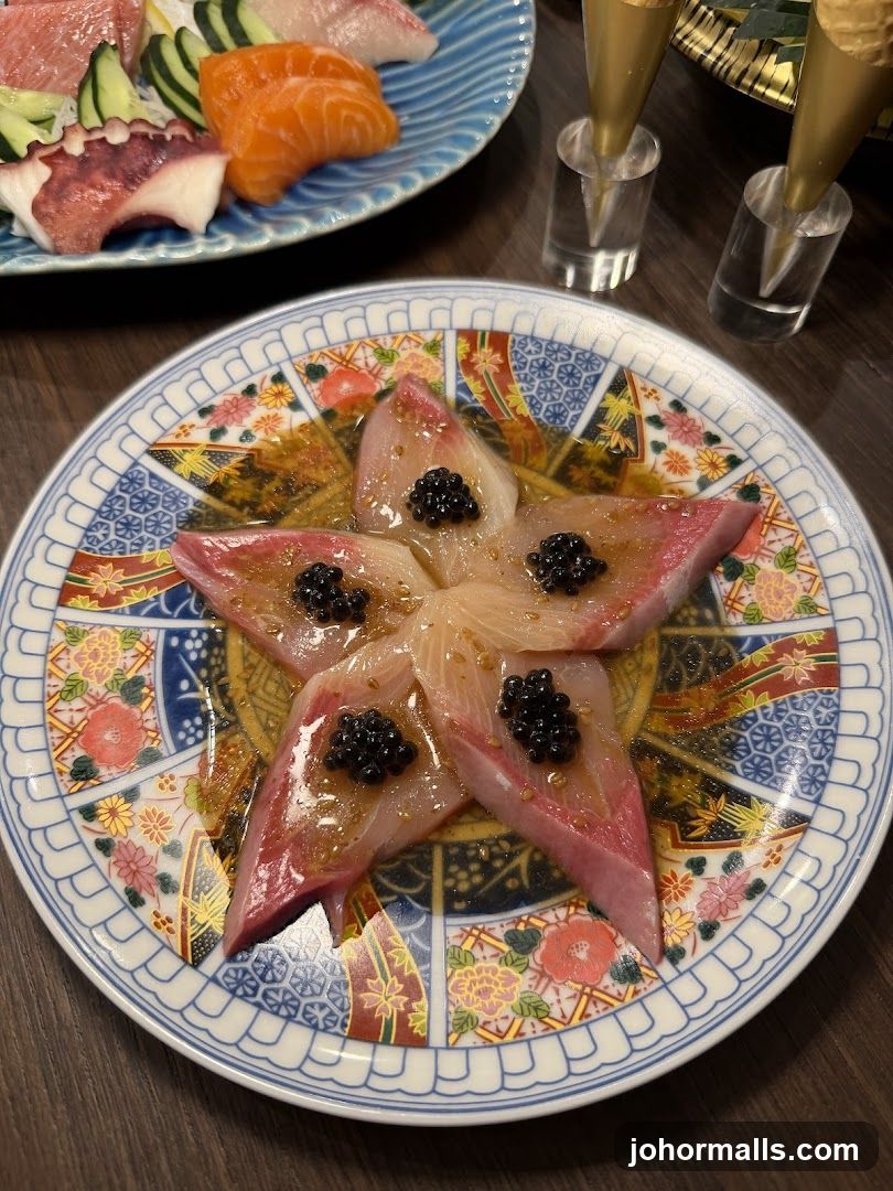 Sushi Plate on Decorative Dish