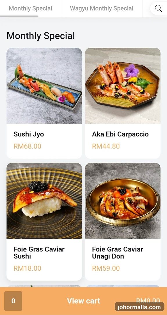 Monthly Special
