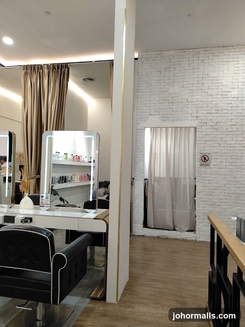 Interior of a salon