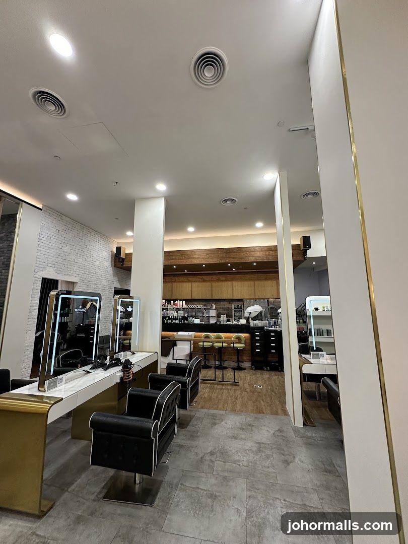 Interior of a modern salon