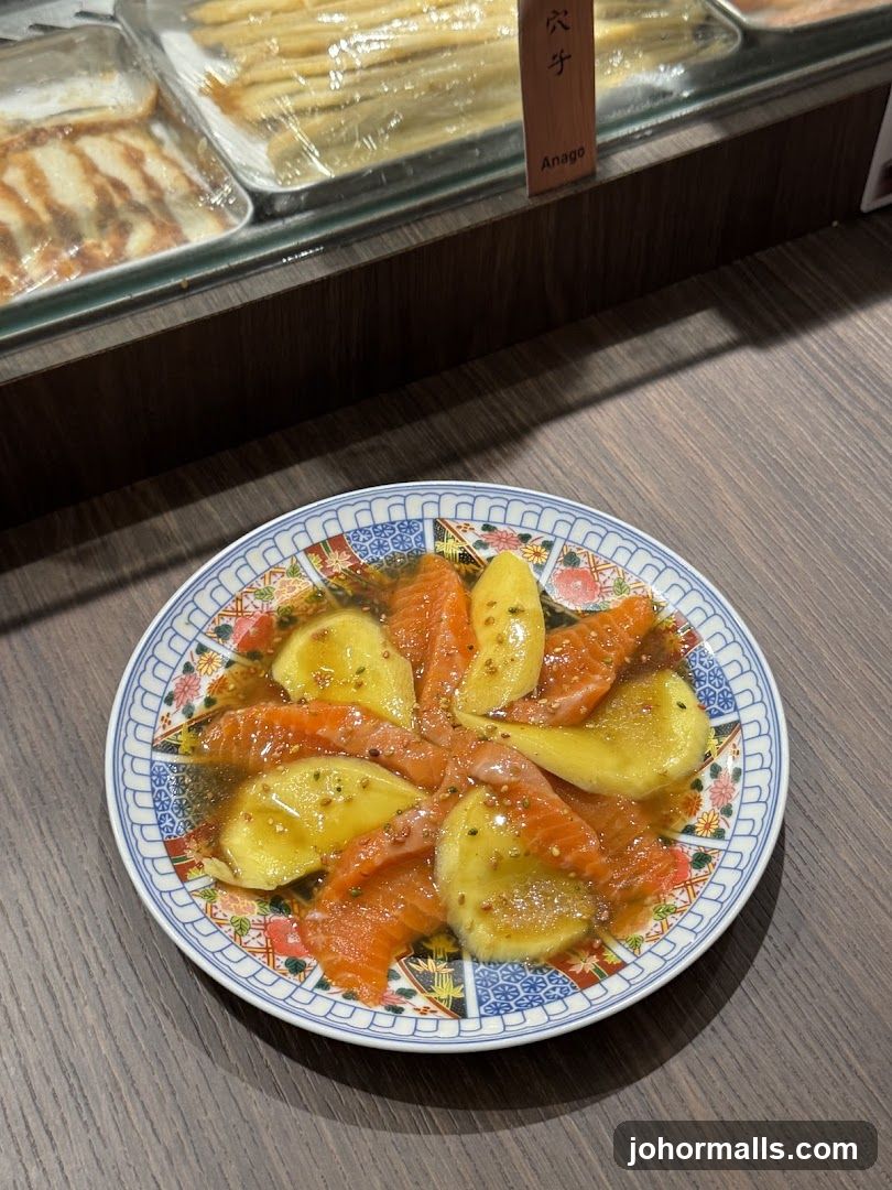 Food Display in Restaurant Interior