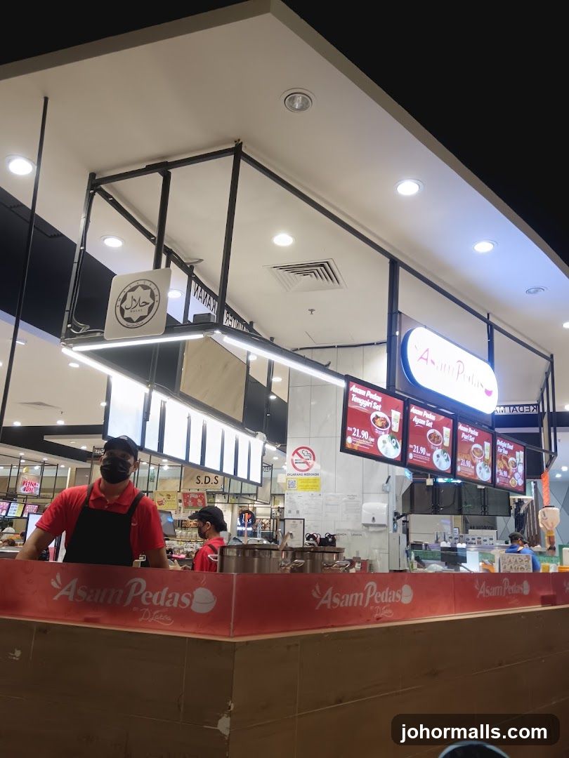 Asam Pedas stall interior