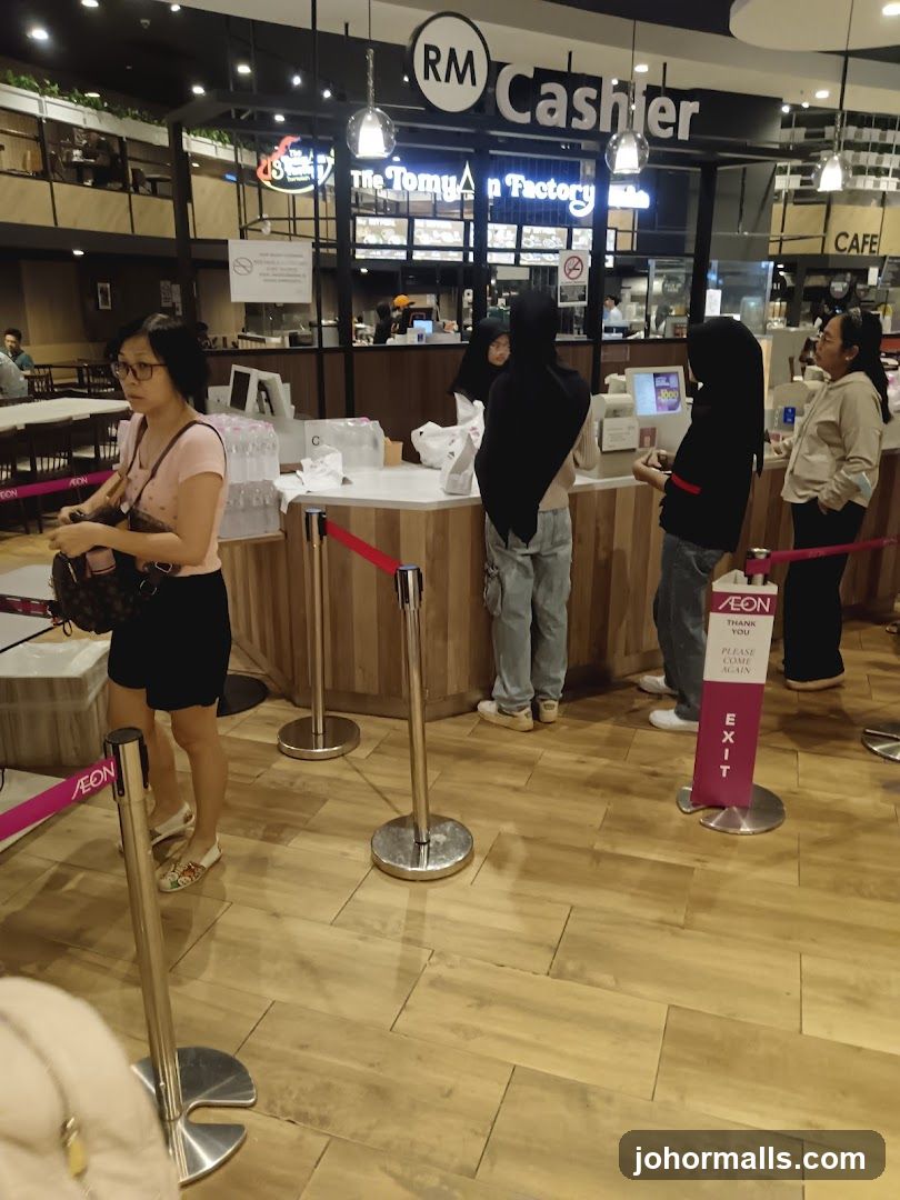 AEON Mall Interior Cashier Area