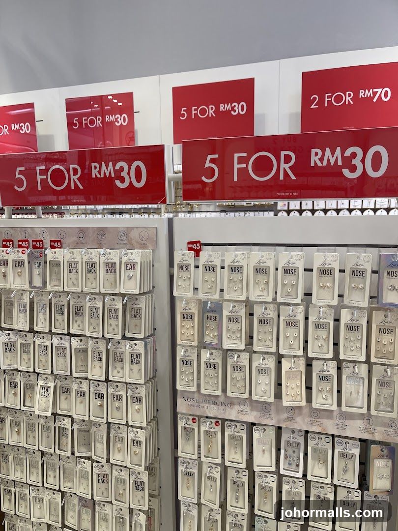 Jewelry Display Section