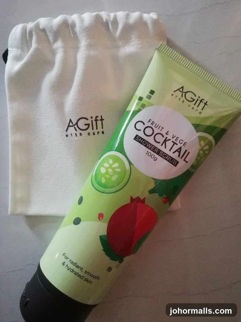 AGift with care Fruit & Vege Cocktail Shower Scrub