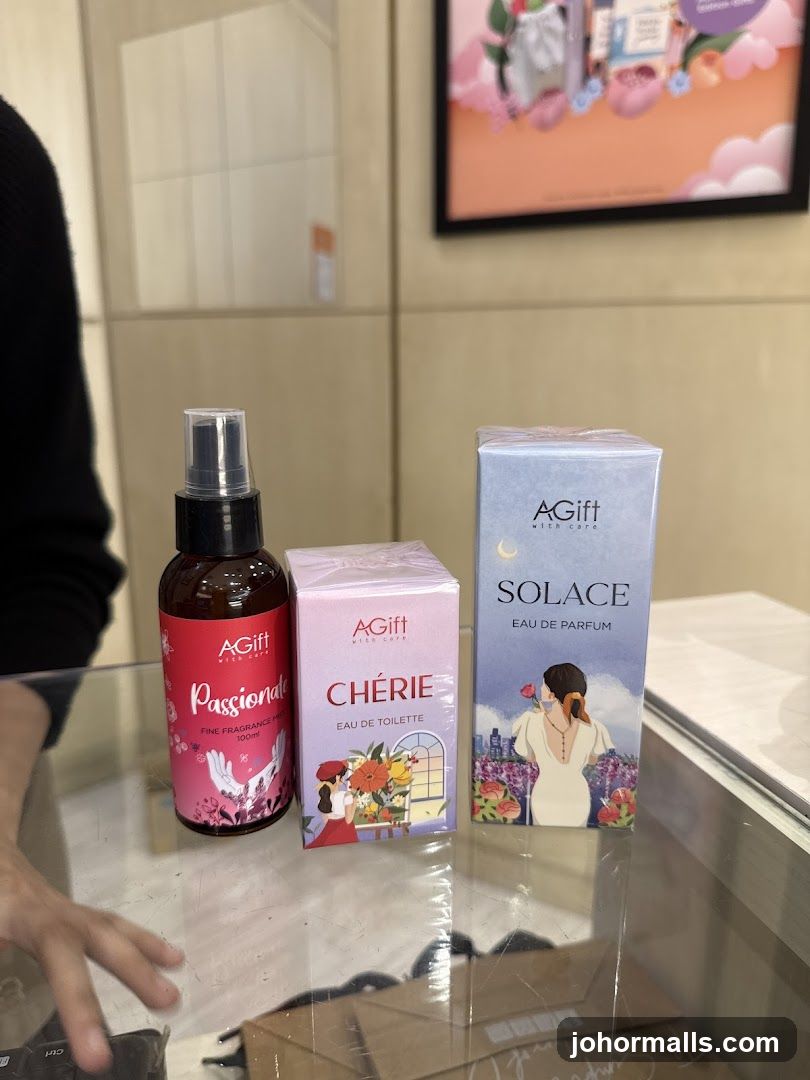 AGift Fragrance Products Display