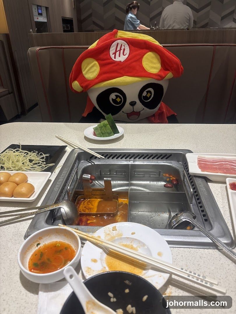 Hot Pot Meal with Panda Plush